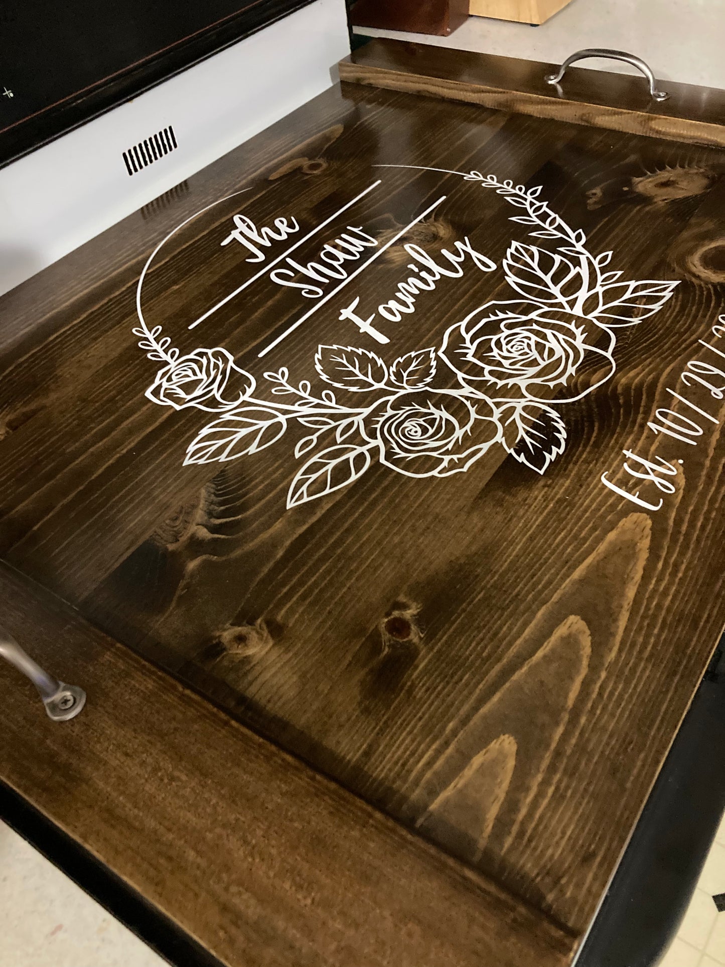 Personalized Stove Cover