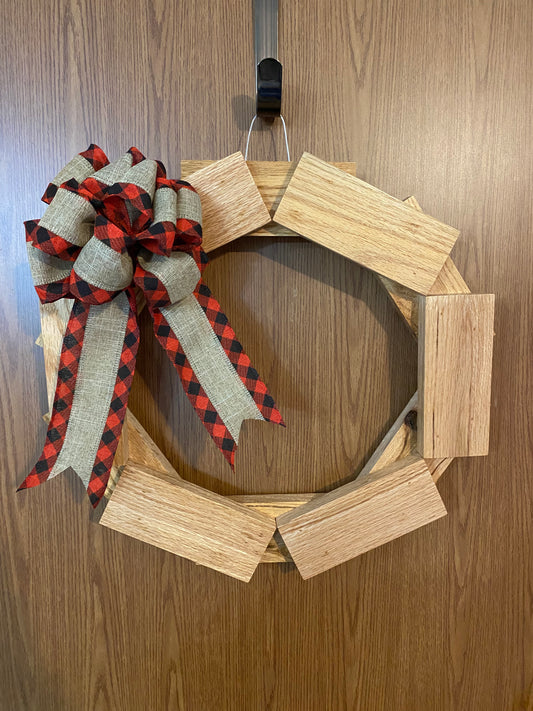 Unique Wooden Wreath