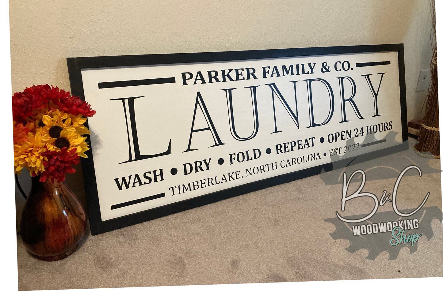 Laundry Sign