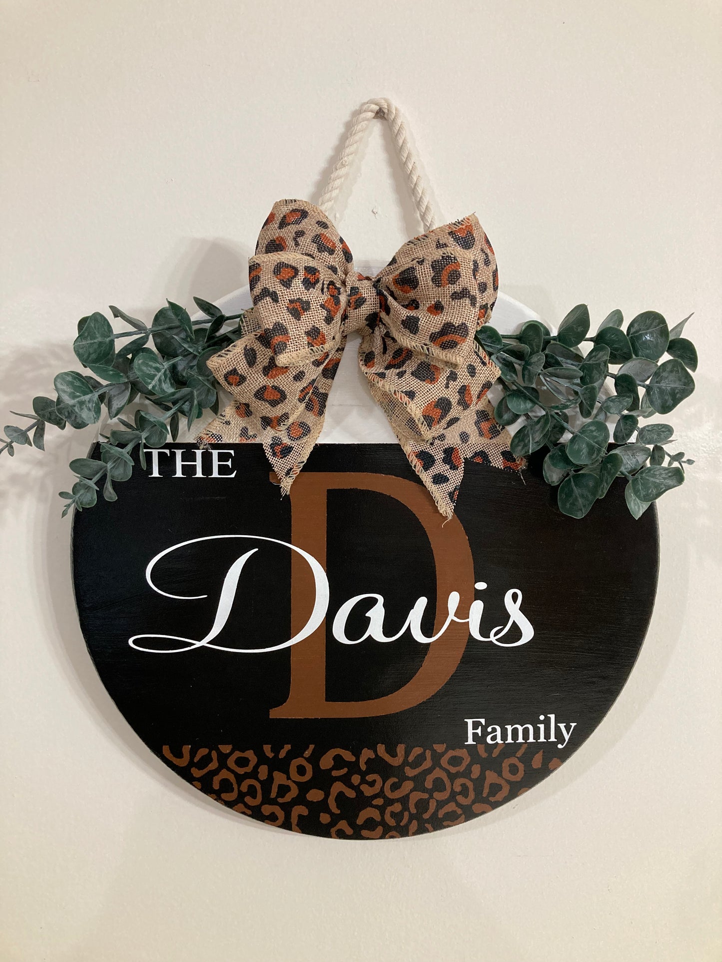 Personalized Door Hanger