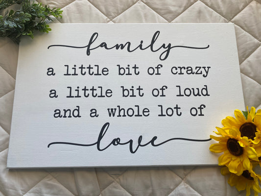 Farmhouse Family Sign