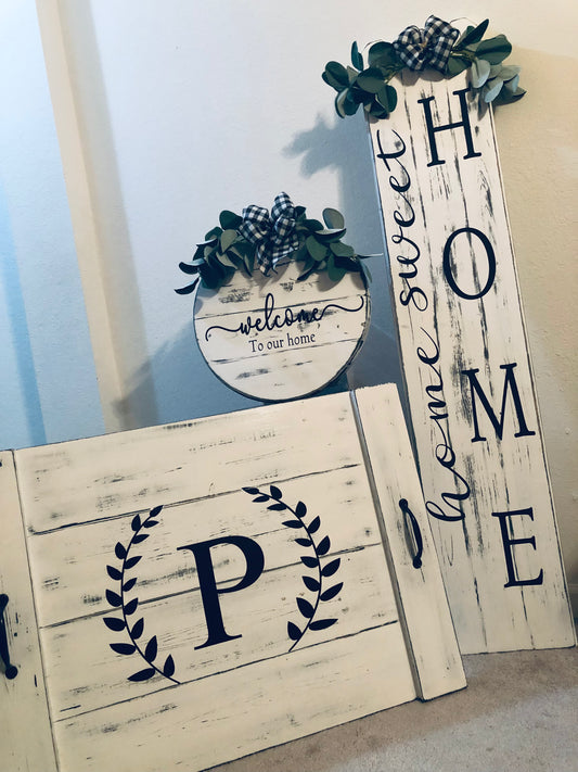 Door Hanger/Leaner and Stove Cover Set
